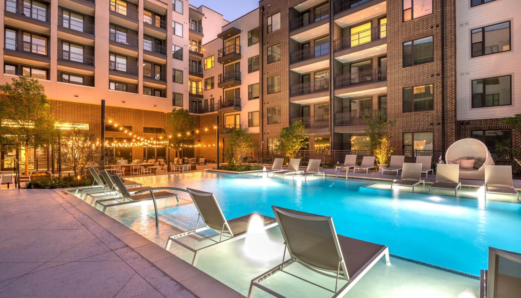 Westerly Apartment Pool & Courtyard - Photo by Mixed Media Creations